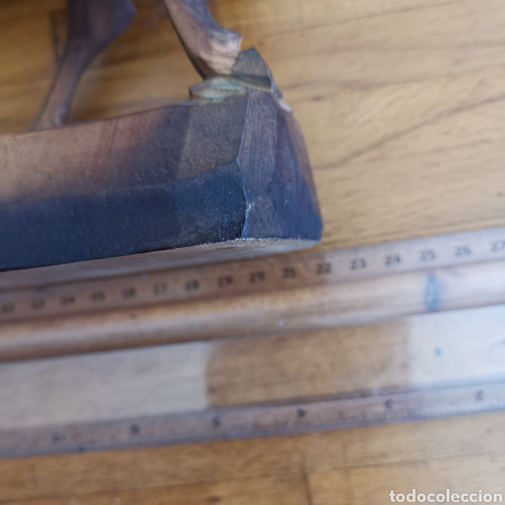 Antig&uuml;edades: Talla de madera de dos caballos, Vienna - Foto 14