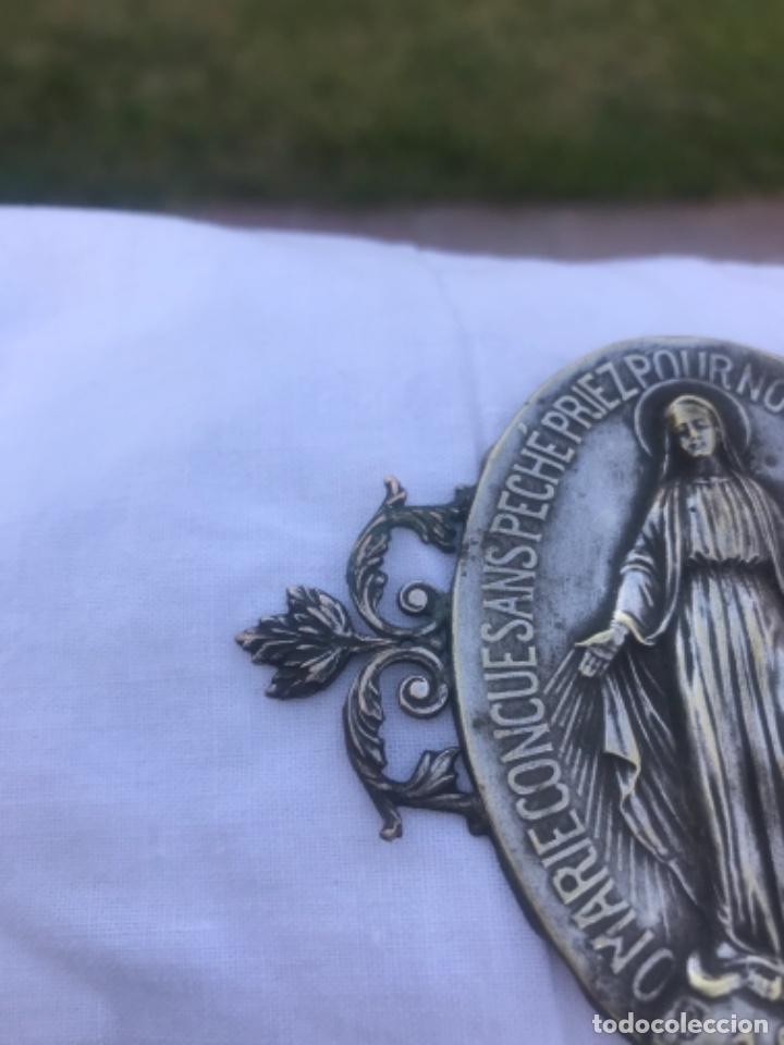 Antig&uuml;edades: Medalla-Chapa, Virgen, 1830 - Foto 2