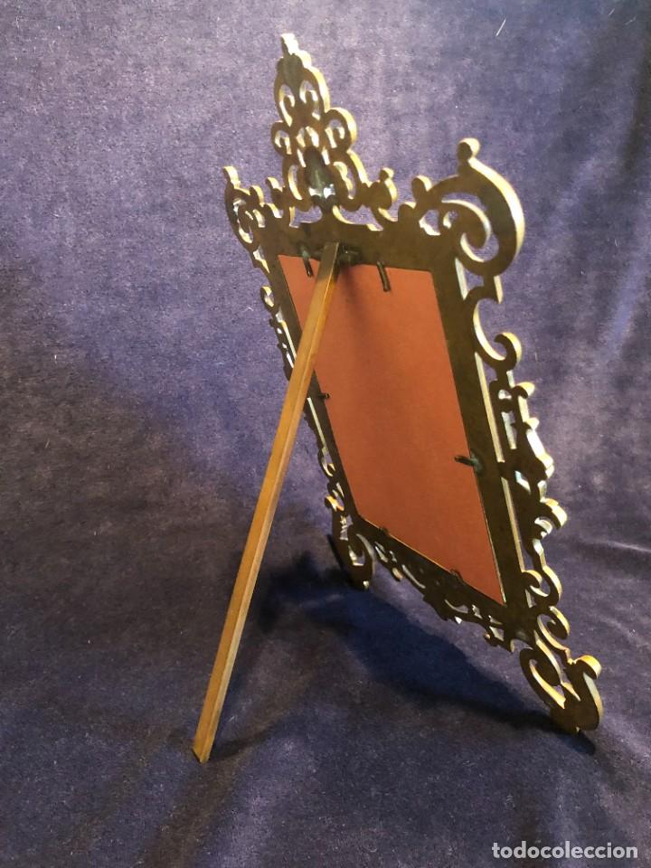 Antig&uuml;edades: MARCO METAL DORADO - Foto 7