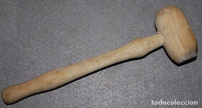 Antig&uuml;edades: MAZA DE MADERA PARA USOS VARIOS - Foto 1