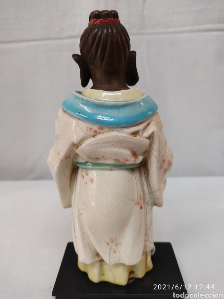 Antigüedades: Diosa de la Belleza porcelana Algora - Foto 2 - 268831074