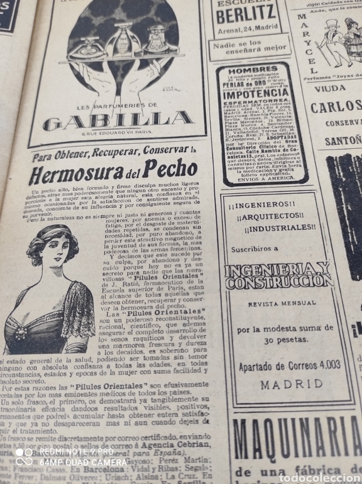 Antigüedades: Revista Nuevo Mundo, donde prima la publicidad, la revista tiene cien años. - Foto 13 - 268839254