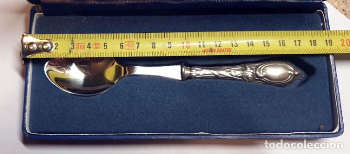 Antig&uuml;edades: Estuche con cuchara - PIEZA ANTIGUA - Foto 2