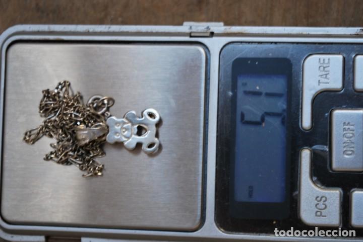 Antig&uuml;edades: CADENA de plata con colgante . - Foto 5