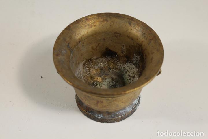 Antig&uuml;edades: almirez de bronce - Foto 2