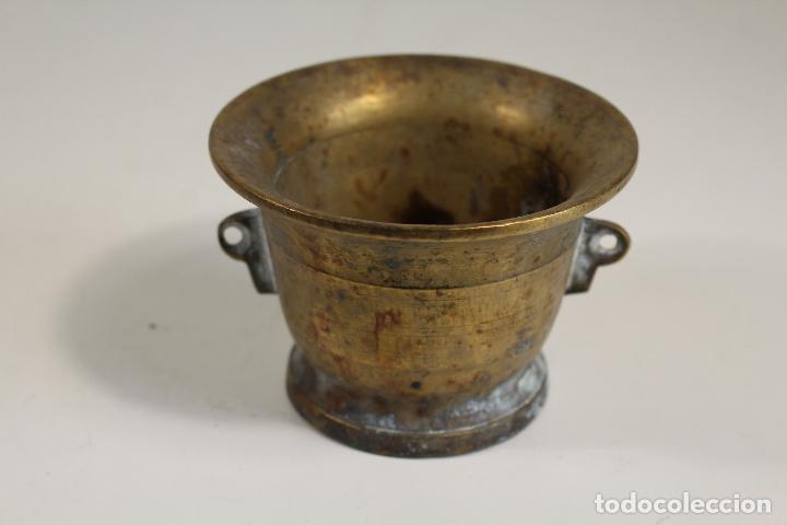 Antig&uuml;edades: almirez de bronce - Foto 4