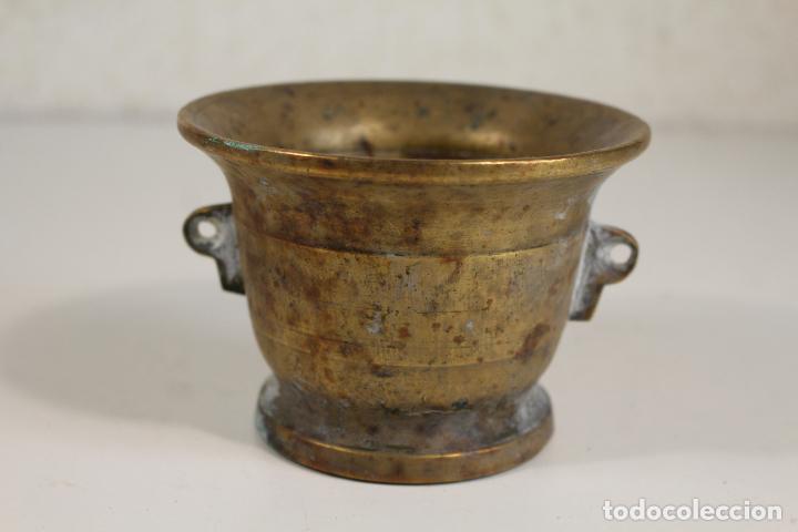 Antig&uuml;edades: almirez de bronce - Foto 5