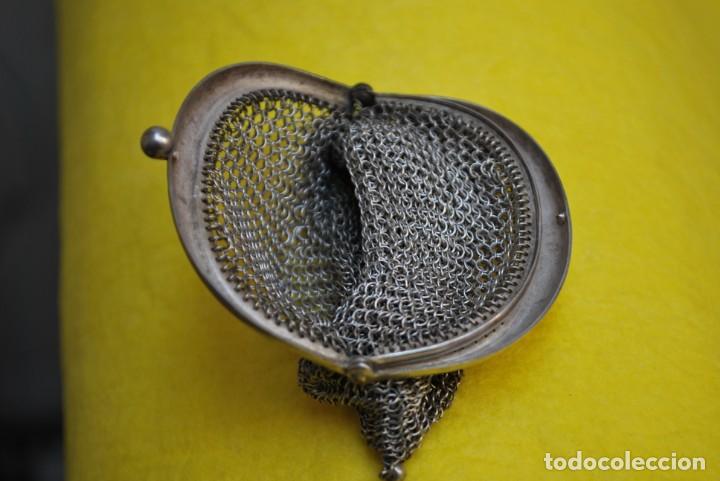 Antig&uuml;edades: DOBLE MONEDERO EN PLATA 70 gr. - Foto 5
