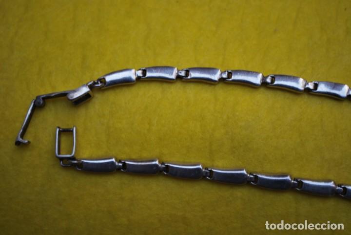 Antig&uuml;edades: Collar de n&aacute;car de plata DE LEY. - Foto 4