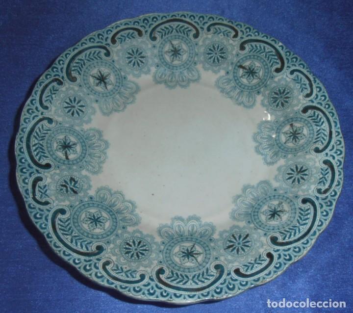Antig&uuml;edades: PLATO DE PORCELANA TERRE DE FER - Foto 1