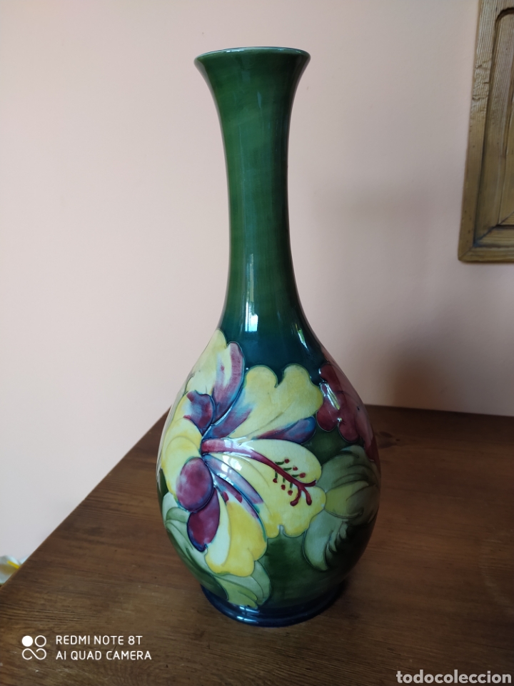 Antig&uuml;edades: W. Moorcroft. Jarr&oacute;n Hibiscus - Foto 2