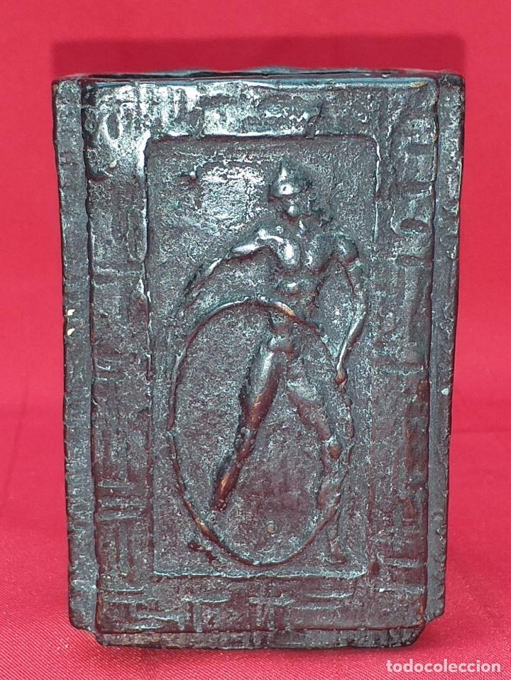 Antig&uuml;edades: VASO DE BRONCE FIRMADO SEMA - Foto 3