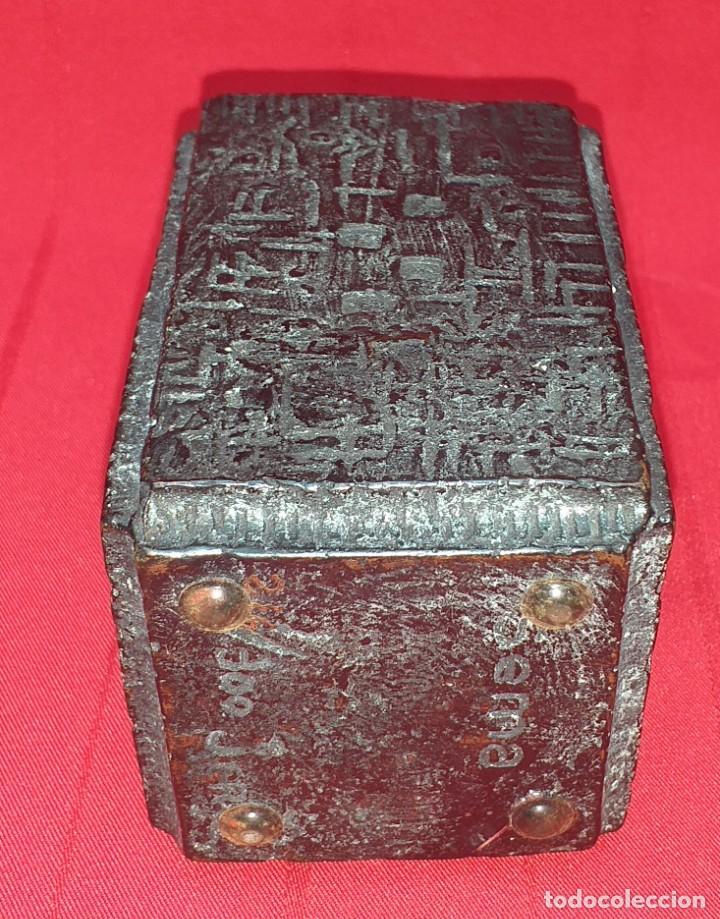 Antig&uuml;edades: VASO DE BRONCE FIRMADO SEMA - Foto 8