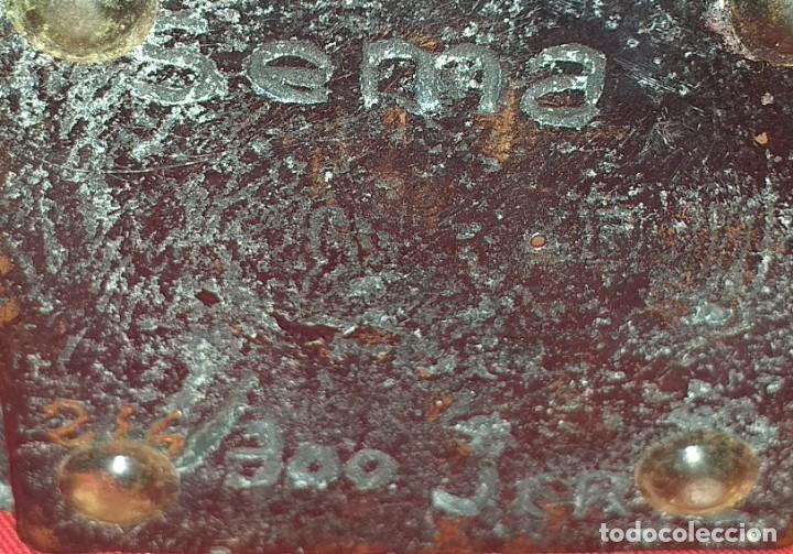 Antig&uuml;edades: VASO DE BRONCE FIRMADO SEMA - Foto 10
