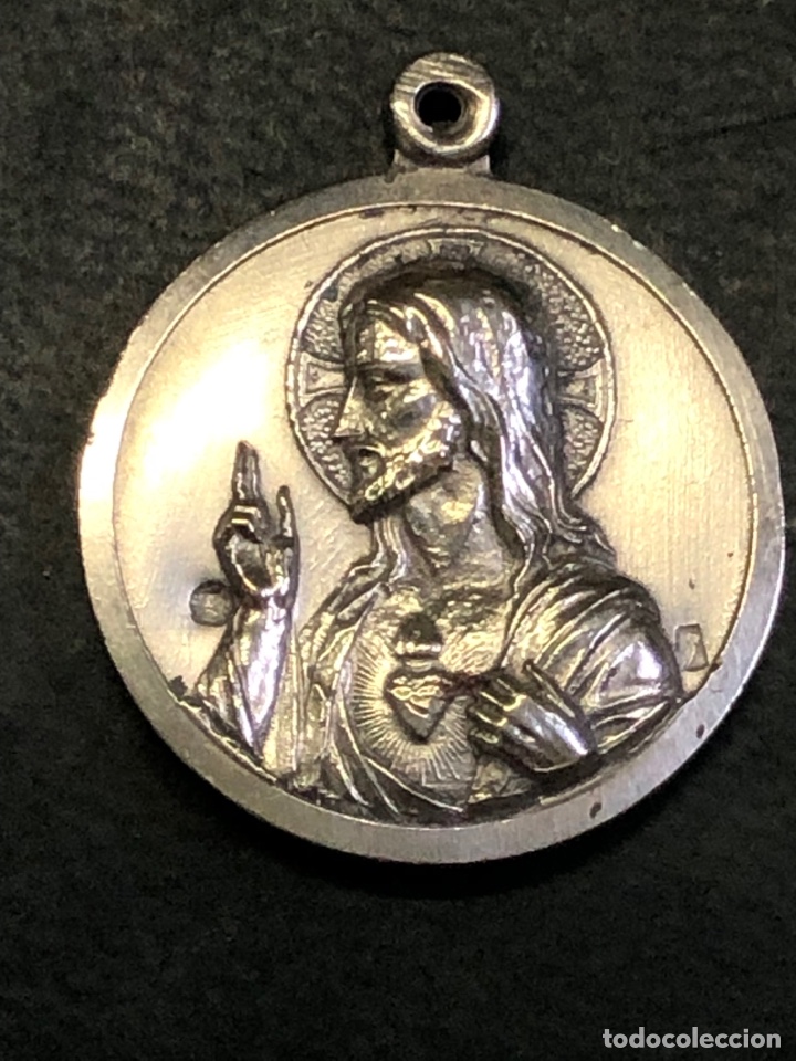 Antigüedades: Medalla virgen del Carmen- plata - Foto 2 - 269292788