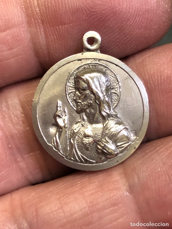 Antigüedades: Medalla virgen del Carmen- plata - Foto 3 - 269292788