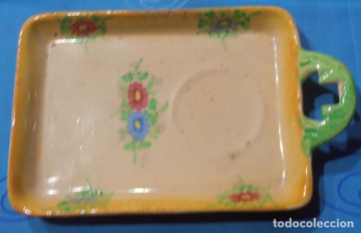 Antig&uuml;edades: RABANERA, ENTREMESERA, BANDEJA , RECTANGULAR CON UN ASA - Foto 1