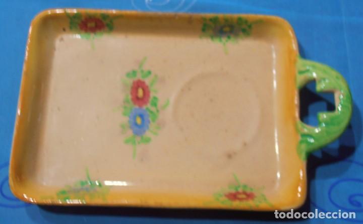 Antig&uuml;edades: RABANERA, ENTREMESERA, BANDEJA , RECTANGULAR CON UN ASA - Foto 2