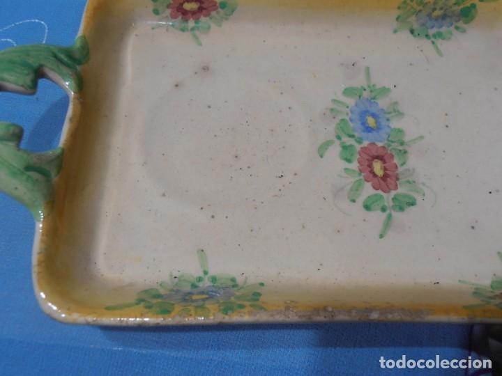 Antig&uuml;edades: RABANERA, ENTREMESERA, BANDEJA , RECTANGULAR CON UN ASA - Foto 4