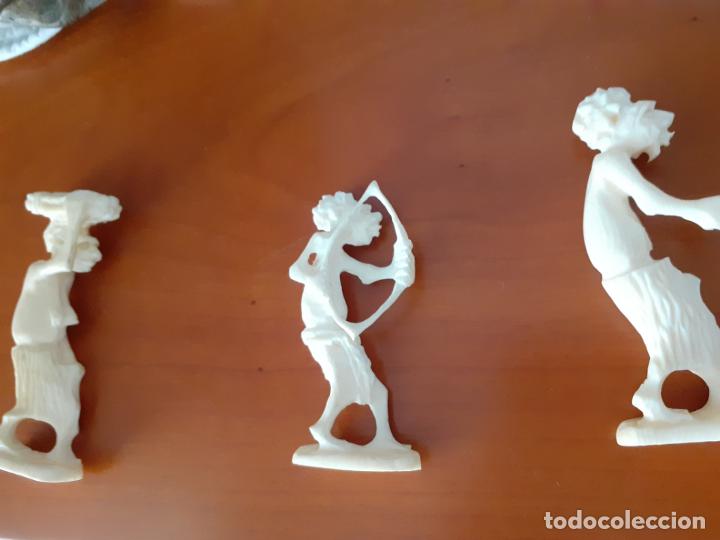 Antig&uuml;edades: 6 Figuras etnicas talladas - Foto 7
