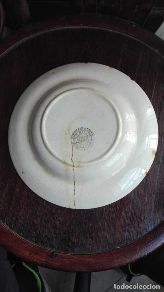 Antig&uuml;edades: Plato hondo de Vargas Segovia - Foto 4