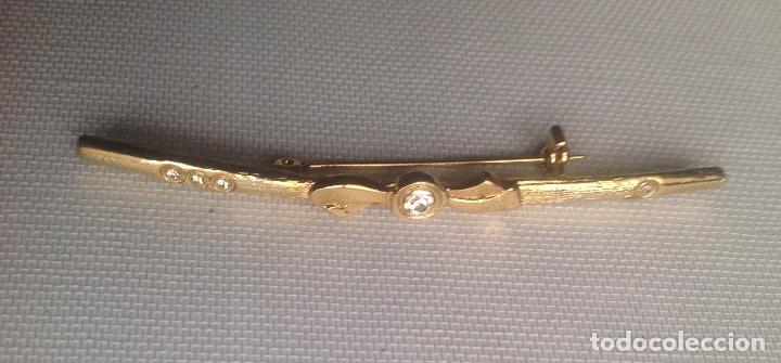 Antig&uuml;edades: ANTIGUO BROCHE DORADO - Foto 2