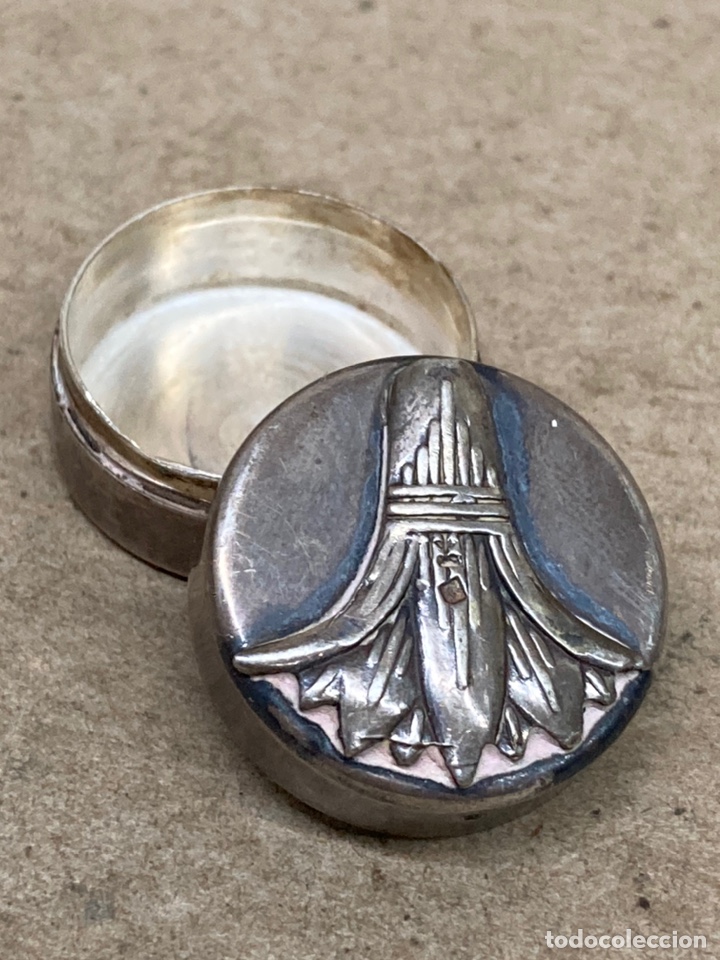Antig&uuml;edades: Cajita de plata /K03 - Foto 2