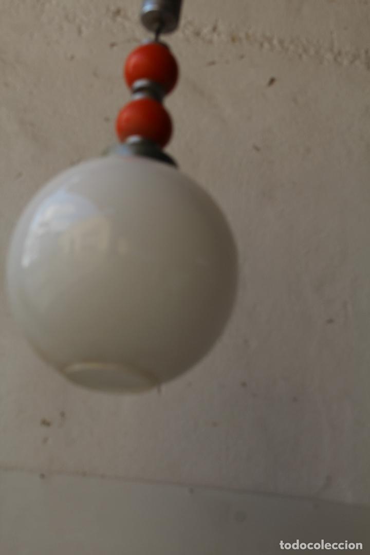 Antig&uuml;edades: lampara globo de techo - Foto 4