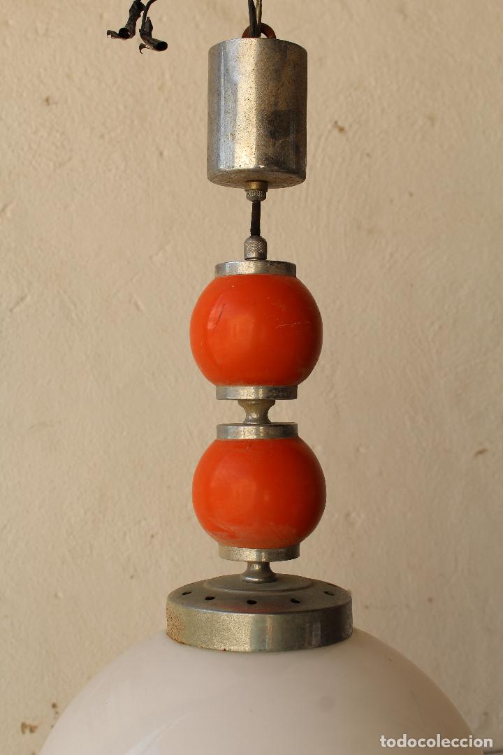 Antig&uuml;edades: lampara globo de techo - Foto 5