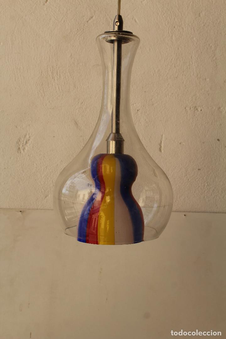 Antig&uuml;edades: lampara de techo cristal de murano - Foto 1