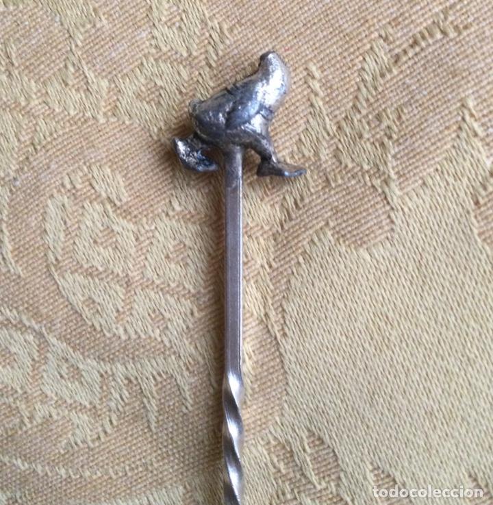 Antig&uuml;edades: 2 ANTIGUOS PINCHITOS DE PLATA - Foto 5