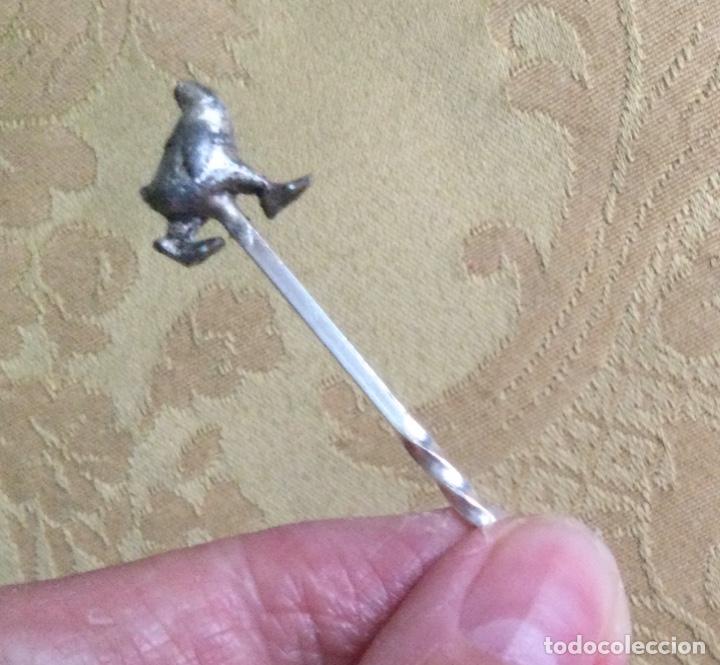 Antig&uuml;edades: 2 ANTIGUOS PINCHITOS DE PLATA - Foto 7