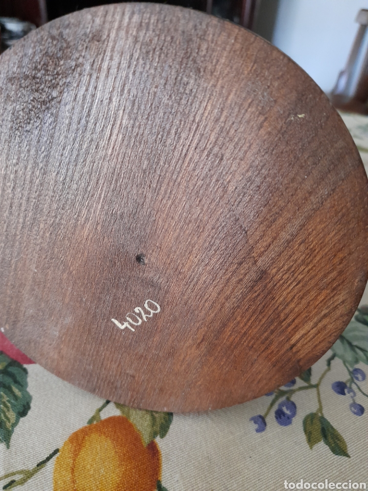 Antig&uuml;edades: Antiguo portavelas de madera - Foto 6