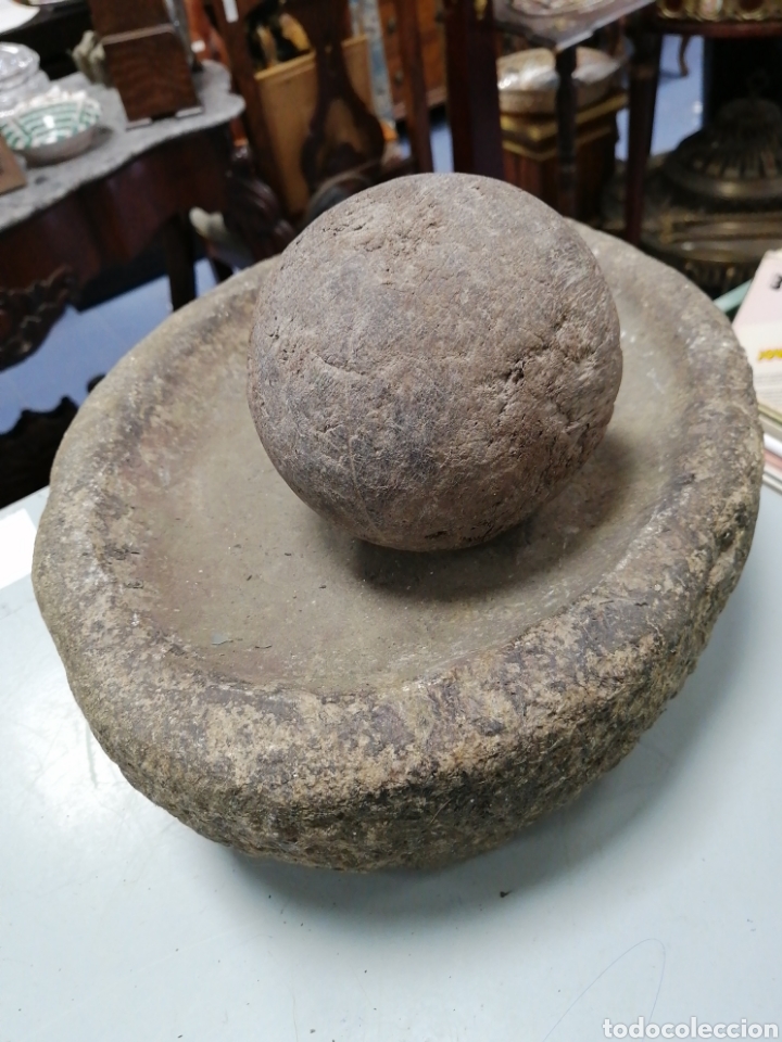 antiguo mortero de piedra - Buy Antique home and kitchen utensils on  todocoleccion