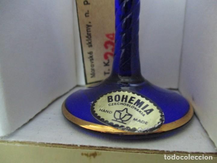 Antig&uuml;edades: seis copas cristal bohemia - Foto 2