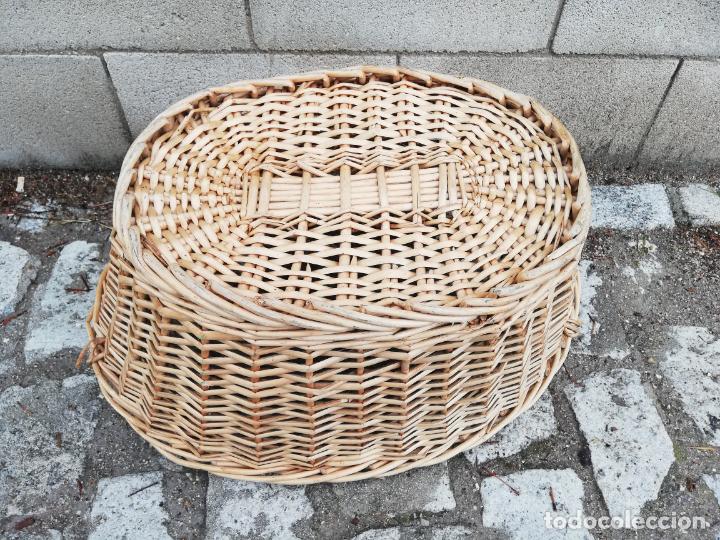 Antig&uuml;edades: CESTA O CAPACHO DE MIMBRE - Foto 2