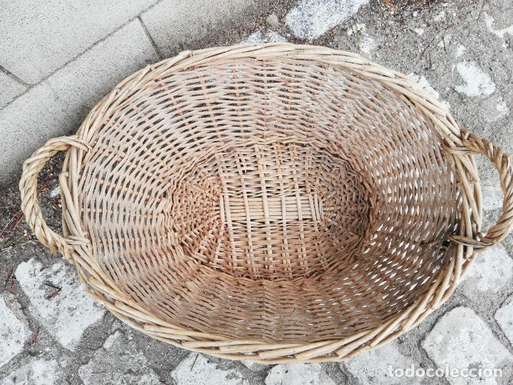 Antig&uuml;edades: CESTA O CAPACHO DE MIMBRE - Foto 3