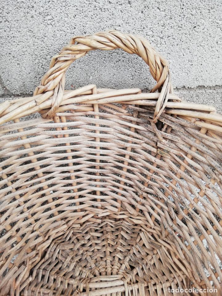 Antig&uuml;edades: CESTA O CAPACHO DE MIMBRE - Foto 5
