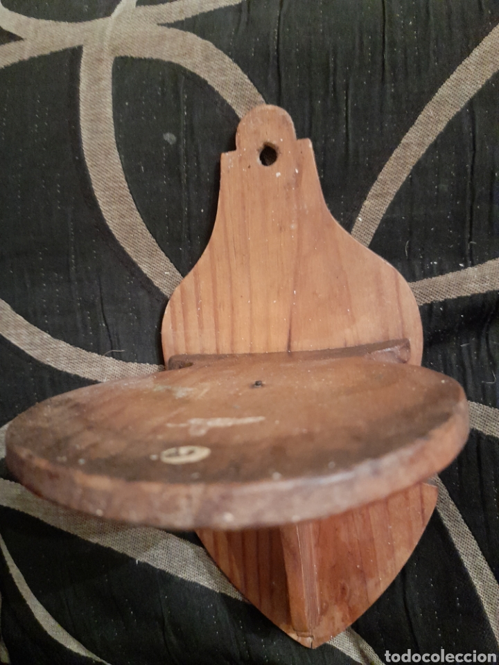Antig&uuml;edades: Antigua repisa de madera - Foto 3