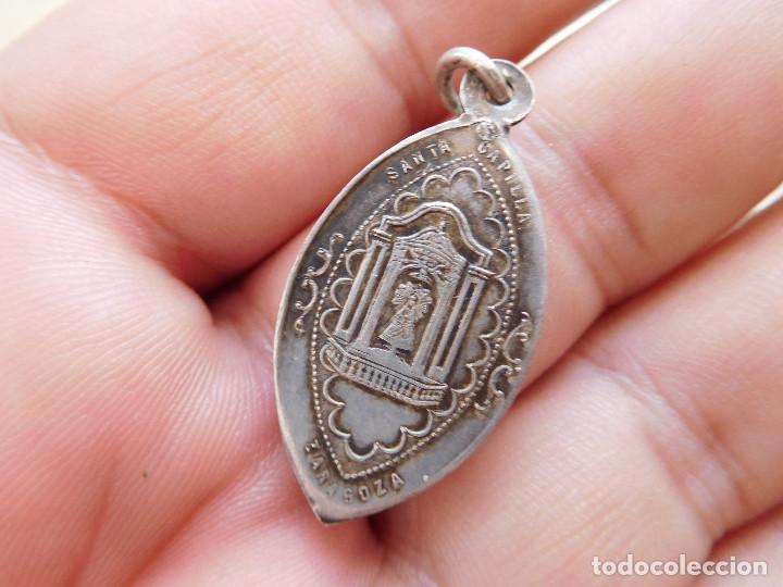 Antigüedades: Medalla de plata N.S. del Pilar Zaragoza - Foto 2 - 269811123