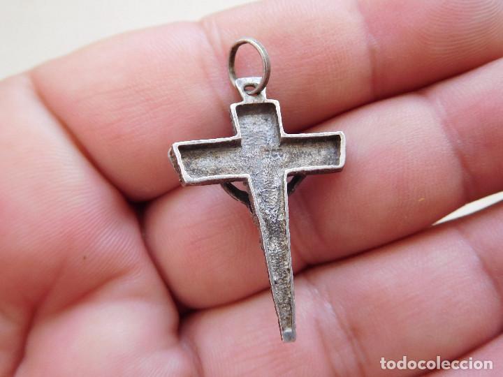 Antig&uuml;edades: Cruz de plata tipo Dali - Foto 3