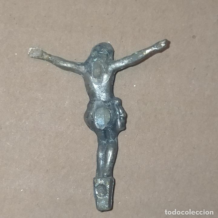 Antig&uuml;edades: PEQUE&Ntilde;O CRISTO METAL - Foto 2