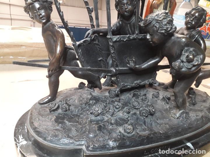 Antig&uuml;edades: GRAN CENTRO DE BRONCE Y MARMOL - Foto 7