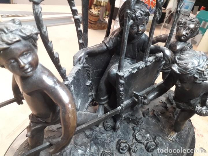 Antig&uuml;edades: GRAN CENTRO DE BRONCE Y MARMOL - Foto 8