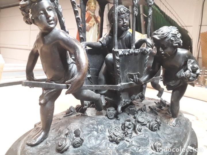 Antig&uuml;edades: GRAN CENTRO DE BRONCE Y MARMOL - Foto 9