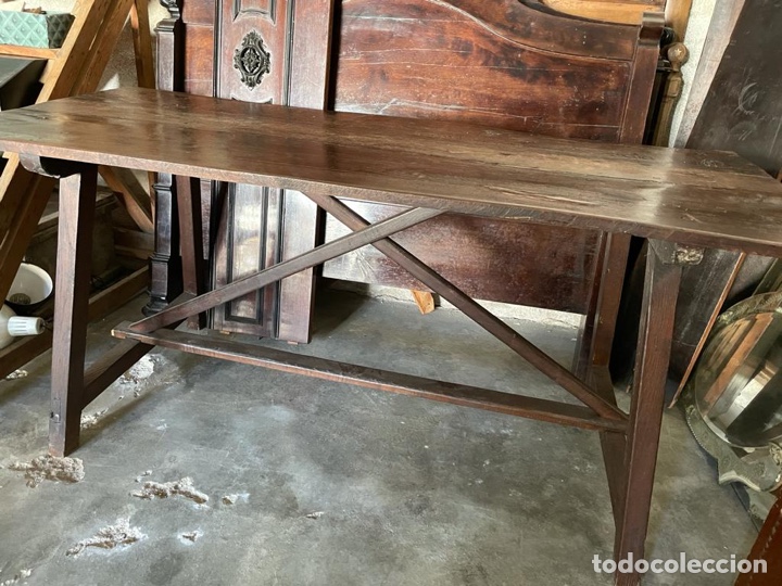 Antig&uuml;edades: Mesa de roble - Foto 1