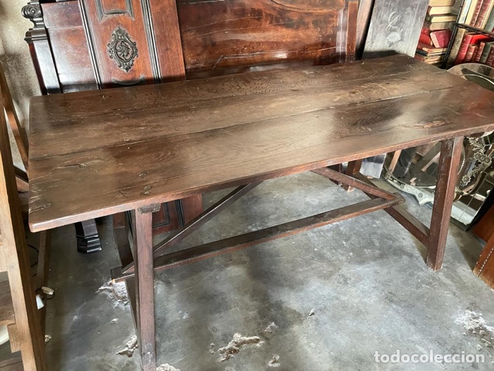 Antig&uuml;edades: Mesa de roble - Foto 2