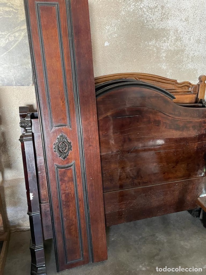 Antig&uuml;edades: Cama de barco caoba - Foto 5