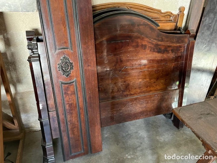 Antig&uuml;edades: Cama de barco caoba - Foto 1