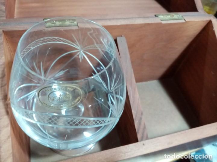 Antig&uuml;edades: Estuche con dos copas de cristal Va&ntilde;&oacute; Mic&oacute; - Foto 4
